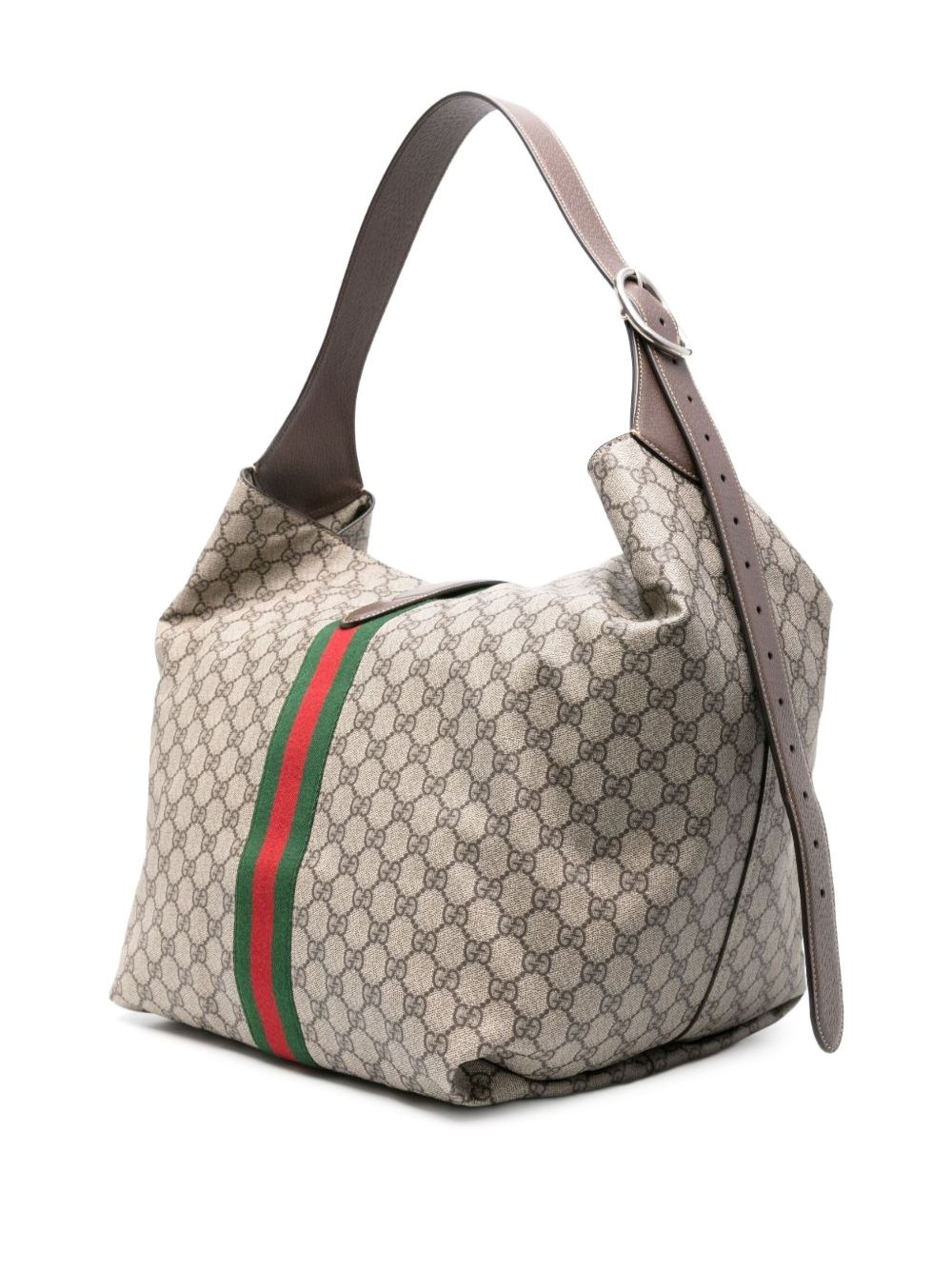 GG Supreme Web stripe shoulder bag - 3