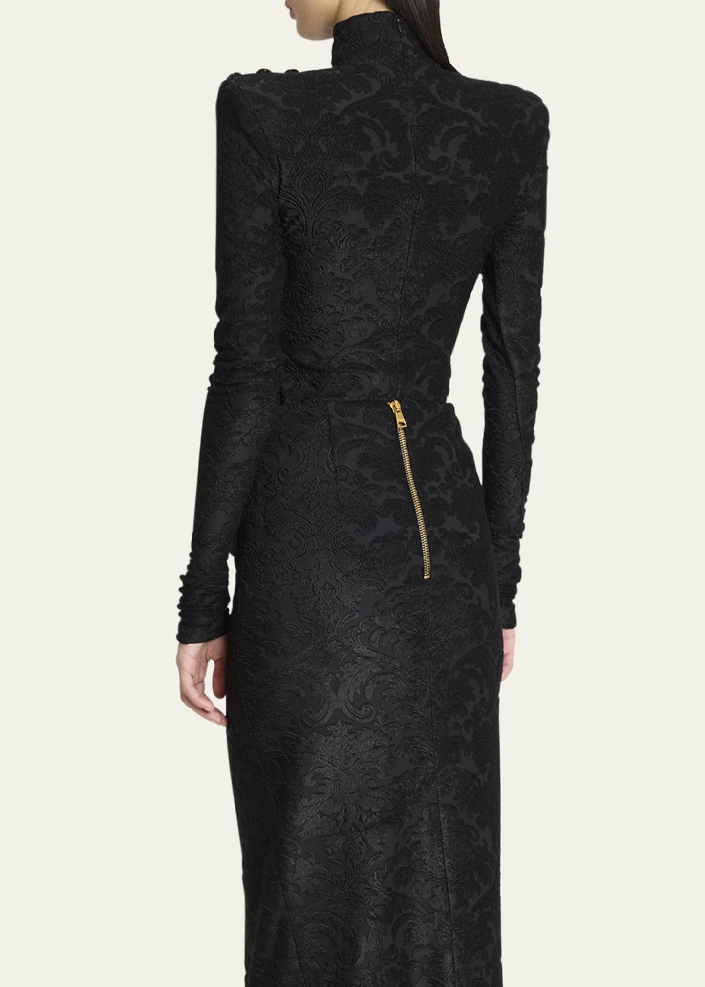 Baroque High Neck Top - 3
