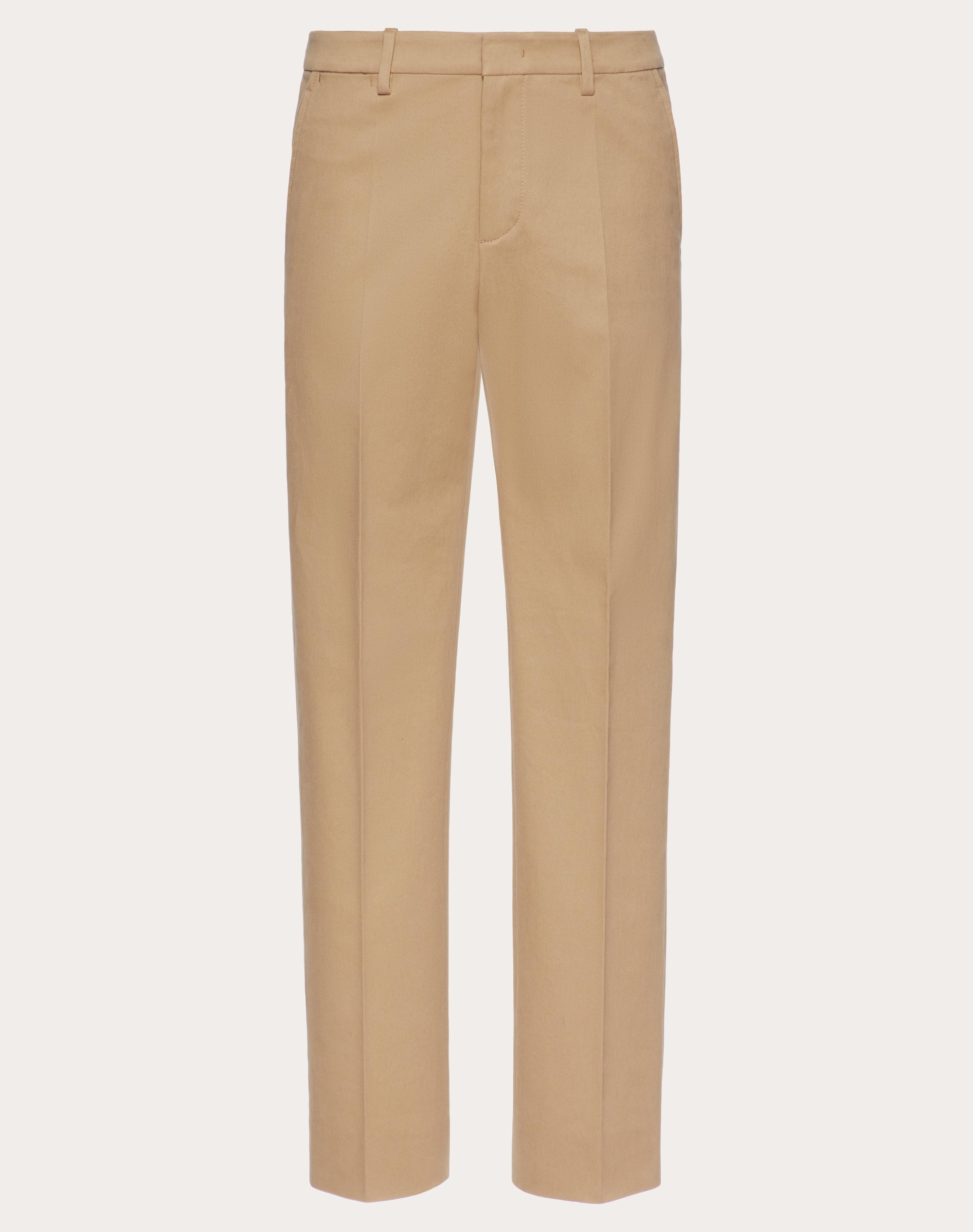 COTTON GABARDINE PANTS - 1