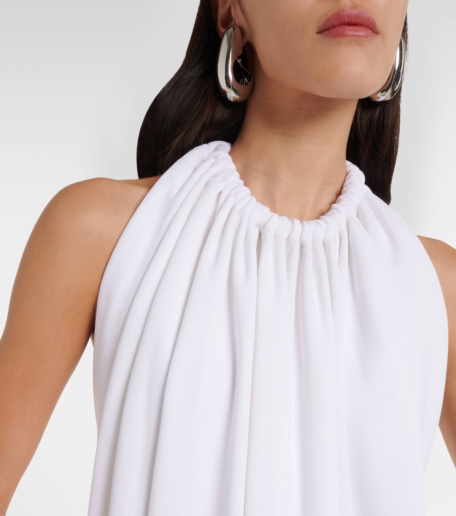 Alceste draped halterneck maxi dress - 4