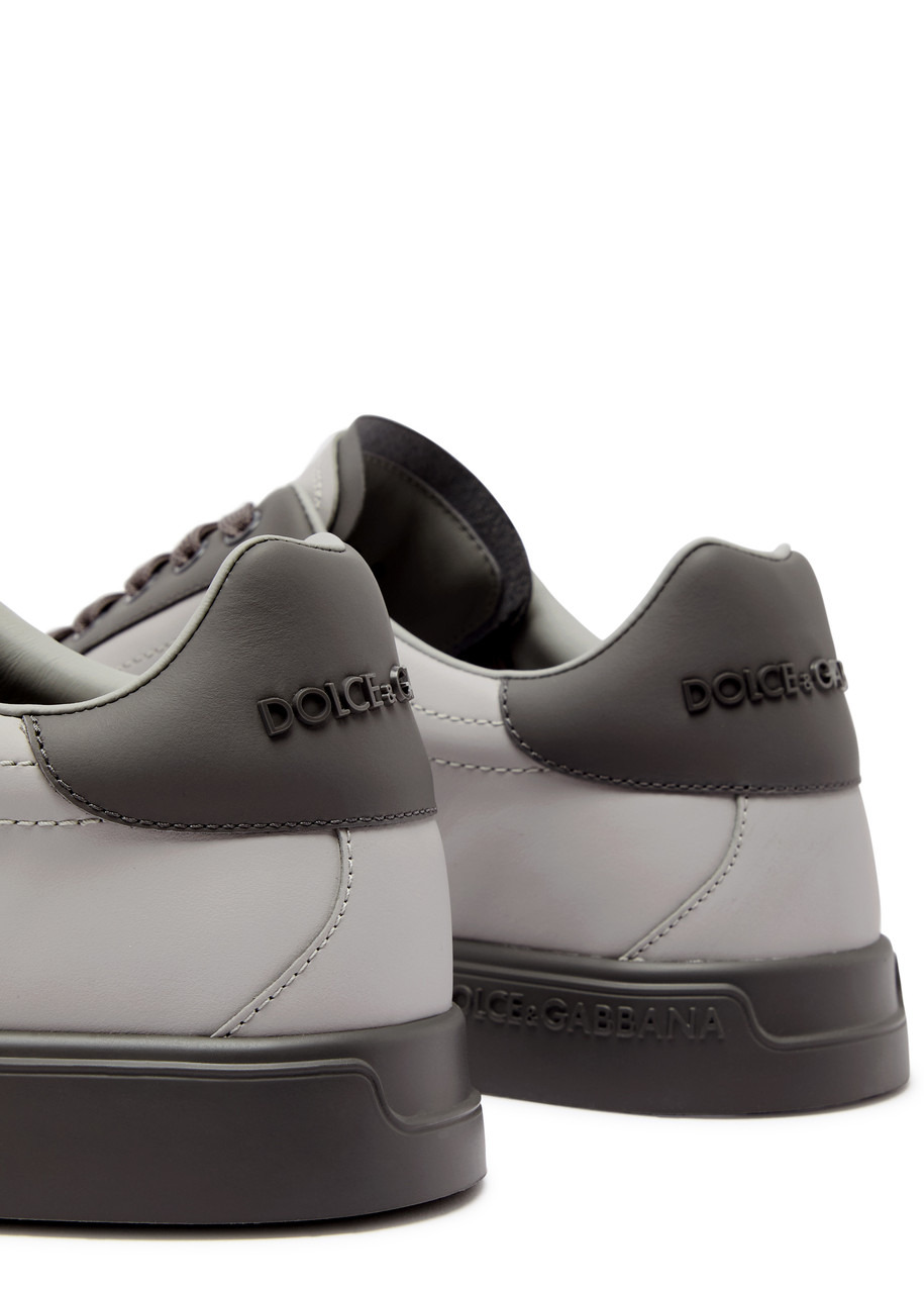 Dolce & Gabbana Portofino Panelled Leather Sneakers - 4