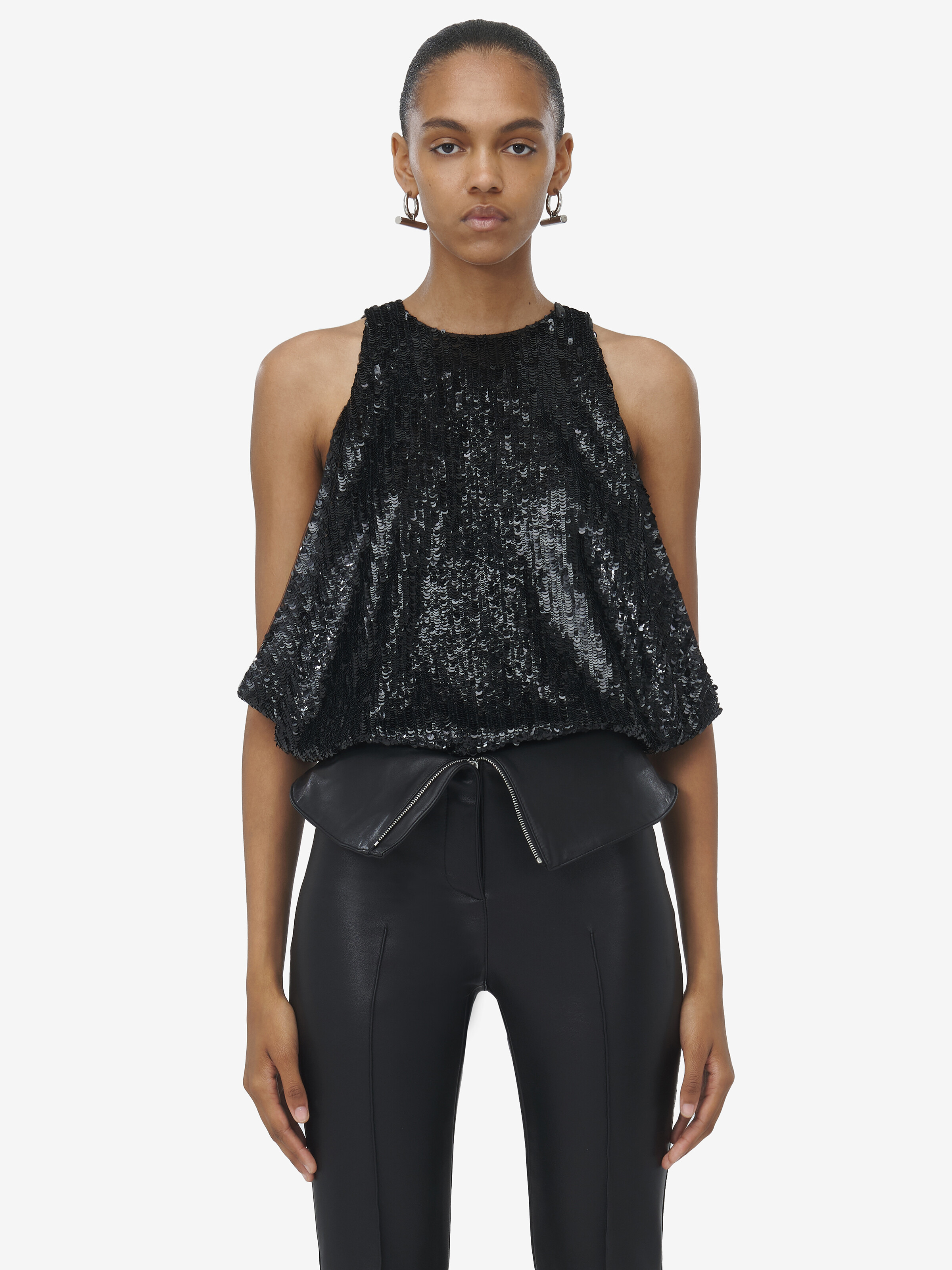 Draped Sequin Top - 2
