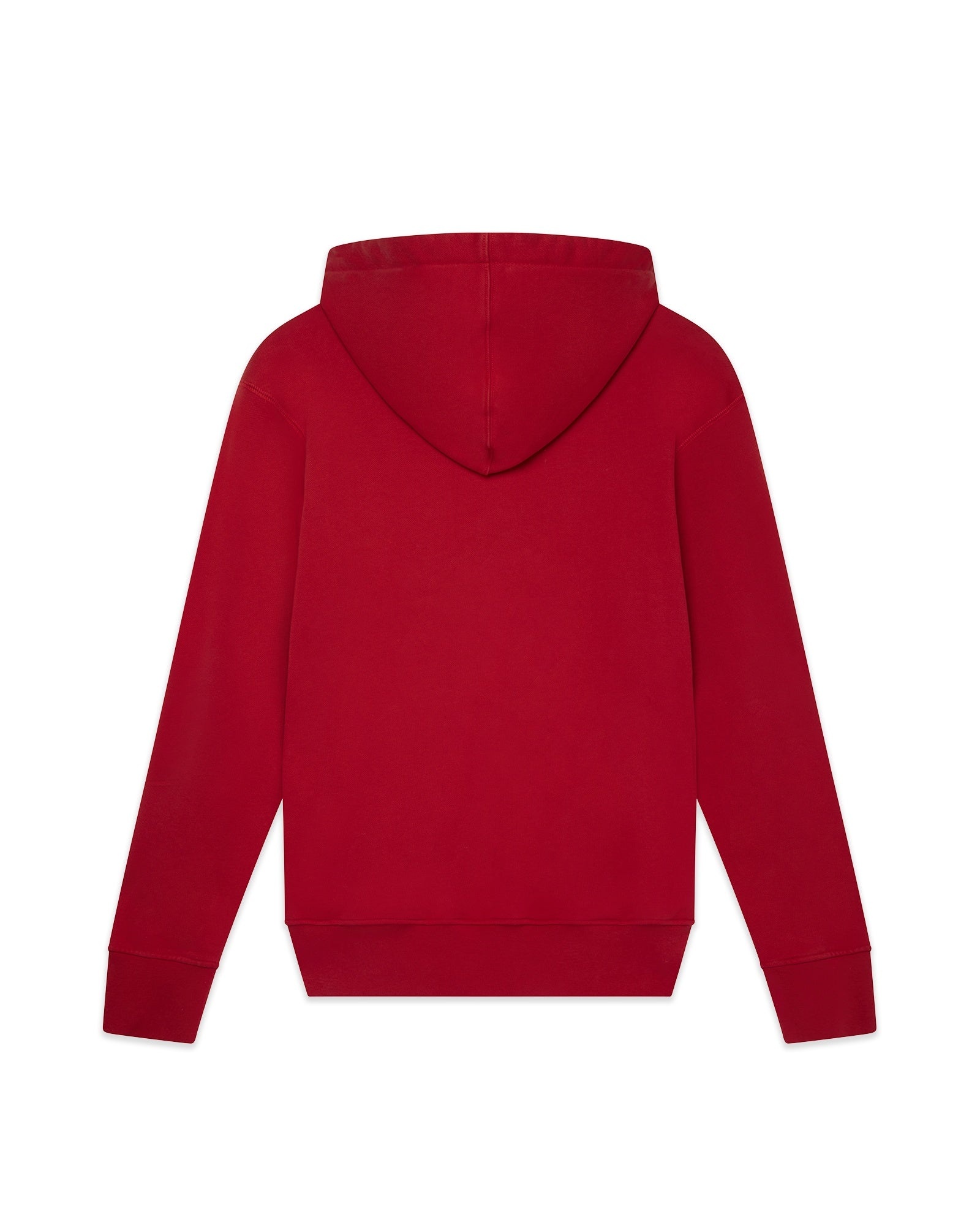 Red Half Zip Hooded Sweatshirt - 3