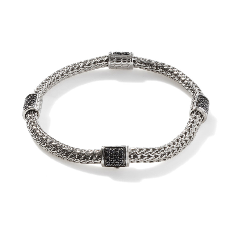Icon Bracelet, Sterling Silver, Gemstones, 5MM 5