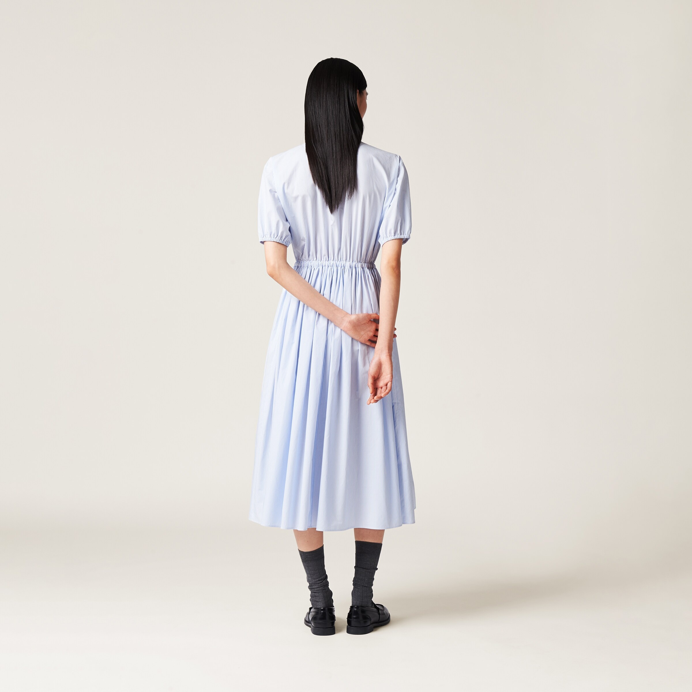 Poplin long dress - 3