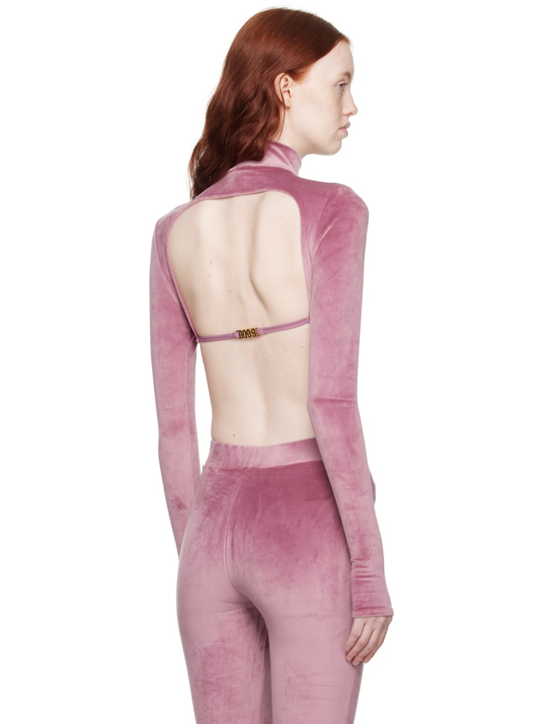 Purple Cropped Turtleneck - 3