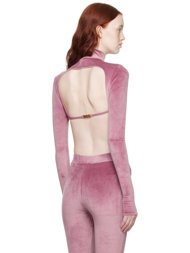 Purple Cropped Turtleneck 3