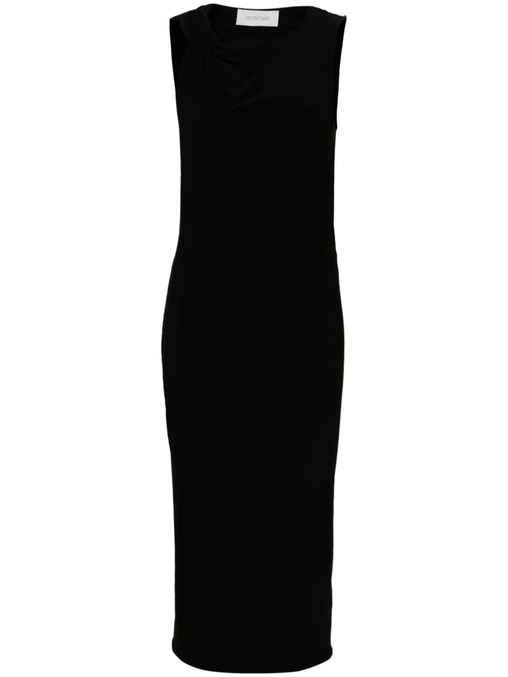 【送料&関税込】SportMax Sleeveless Midi Dress Sportmax asymmetric-neck sleeveless midi dress | farfetch