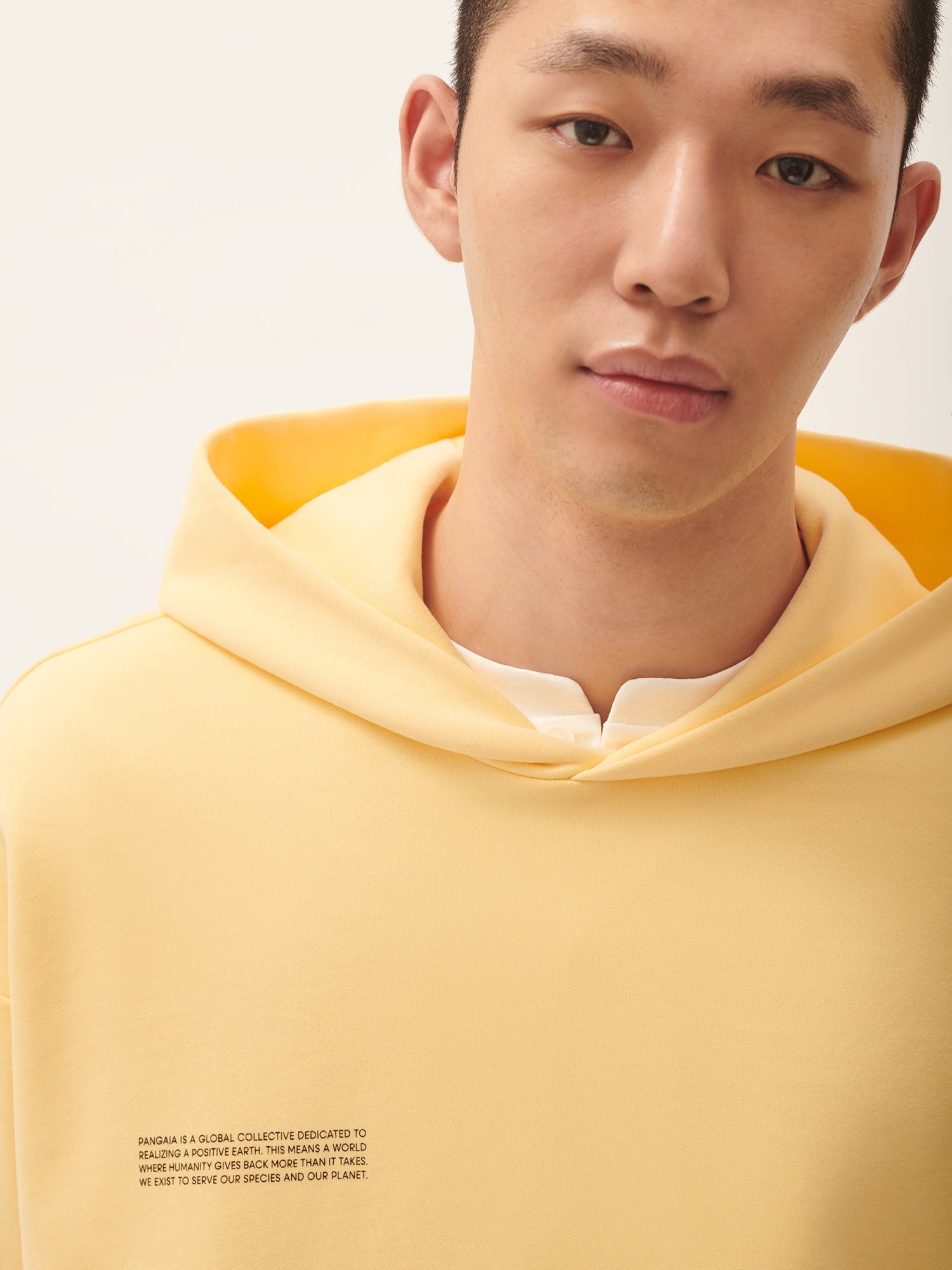 Mens 365 Midweight Hoodie - Seashell Yellow - 4
