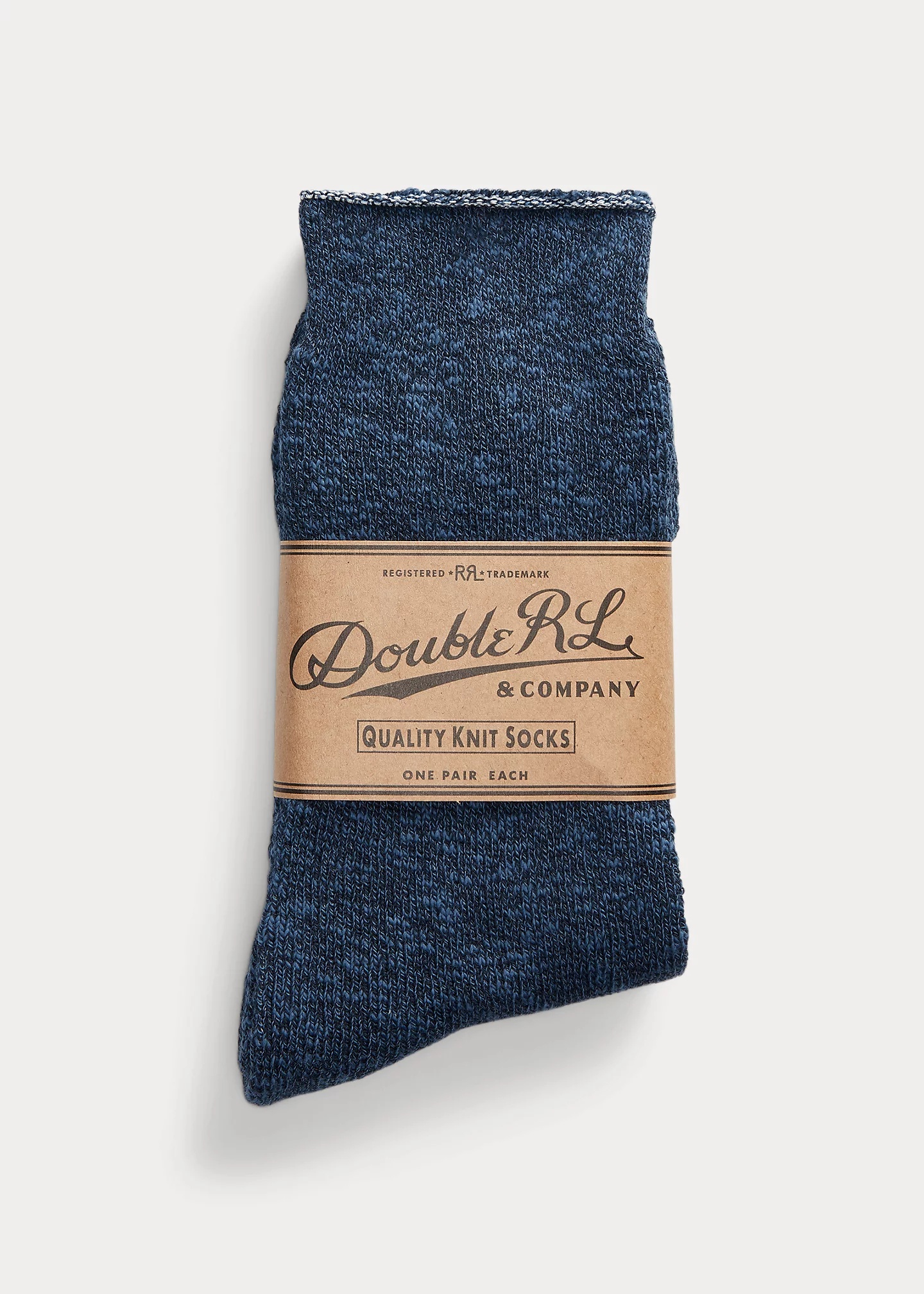 Heathered Stretch Cotton-Blend Socks - 2