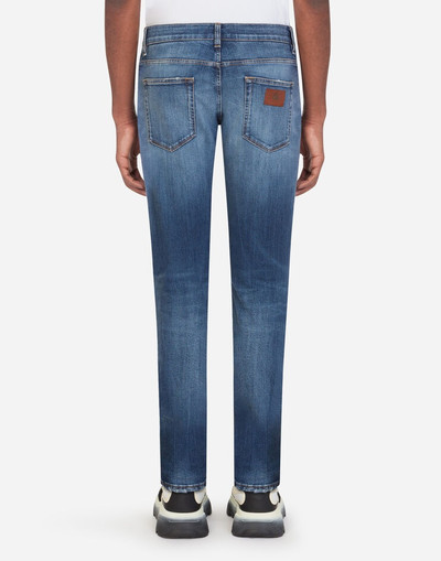 Dolce & Gabbana Skinny stretch jeans with patch outlook