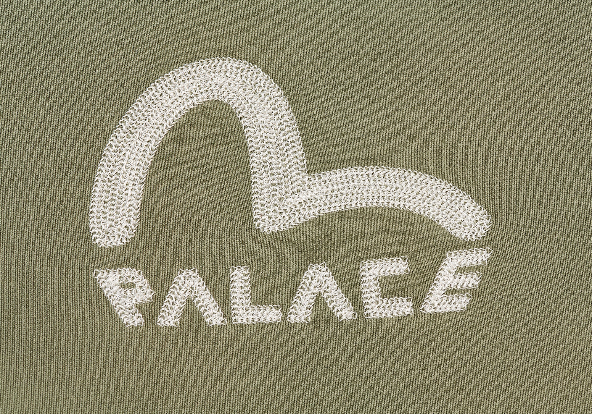 PALACE EVISU ZIP HOOD OLIVE - 3