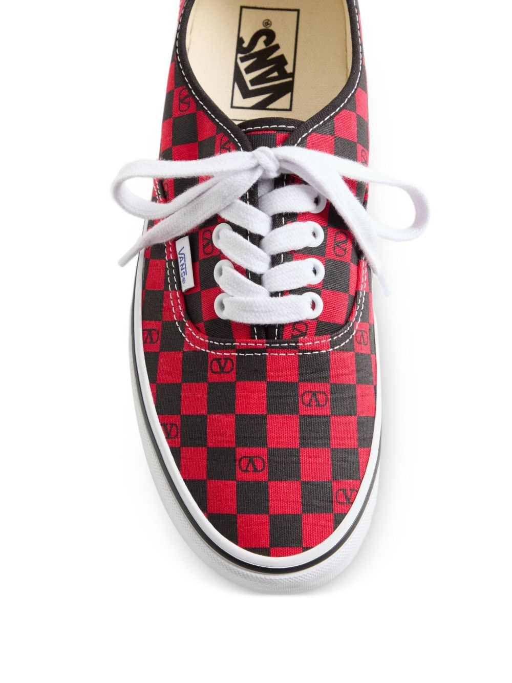 x Vans VLogo Checkerboard-print low-top sneakers - 4