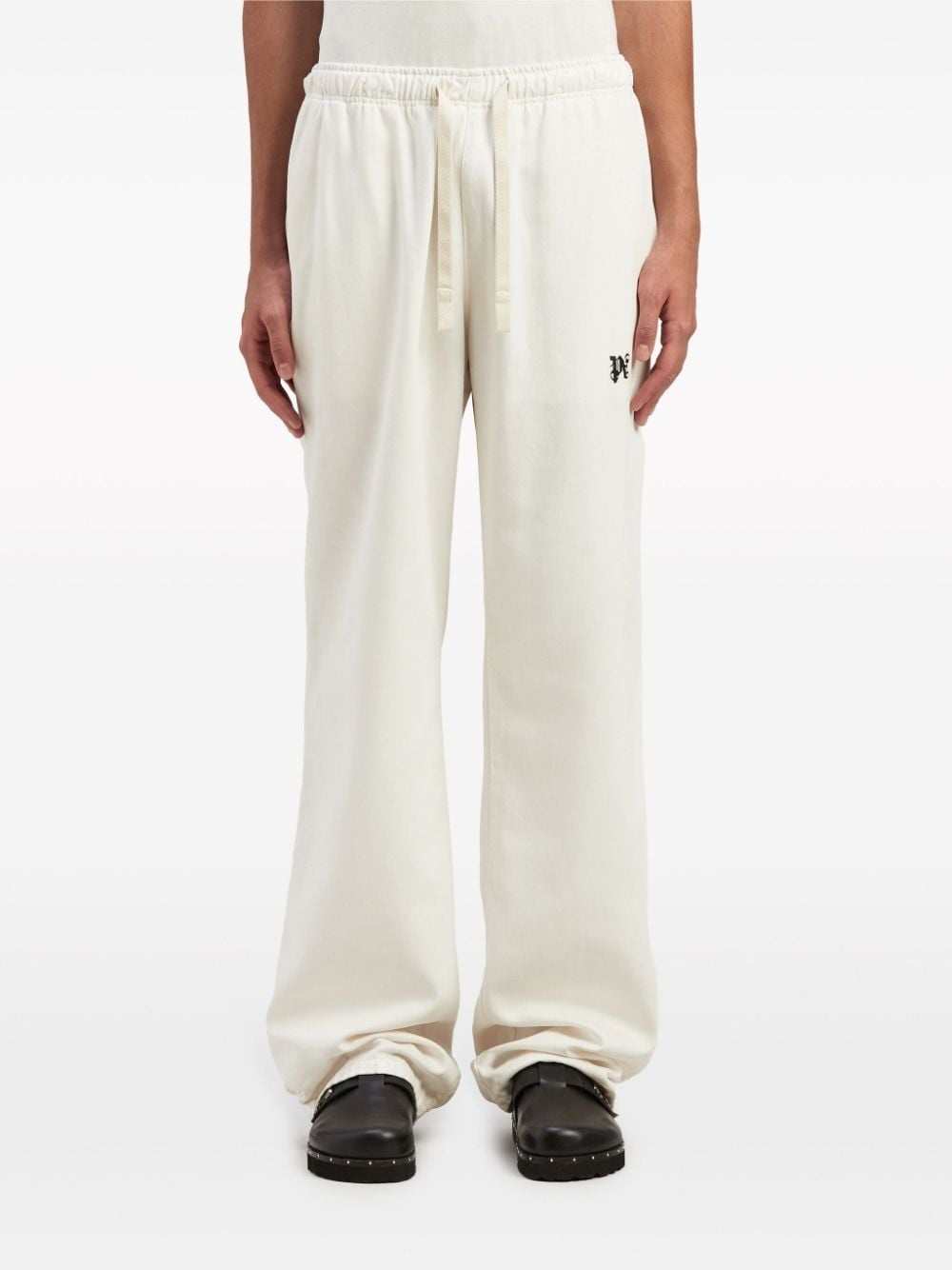 drawstring cotton trousers - 3