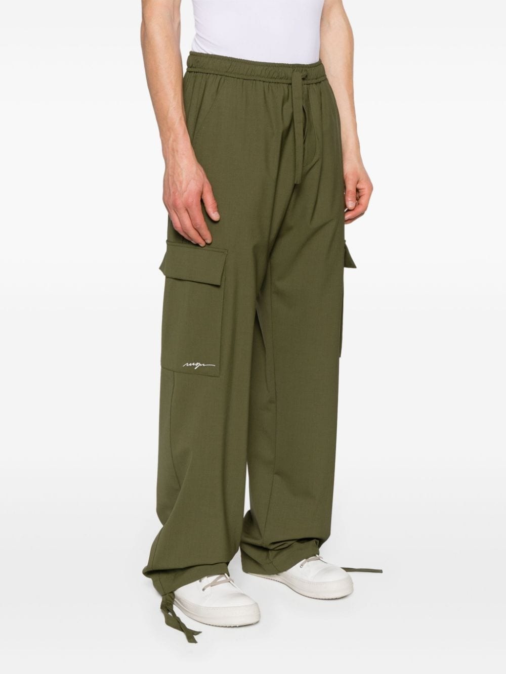 straight cargo trousers - 3