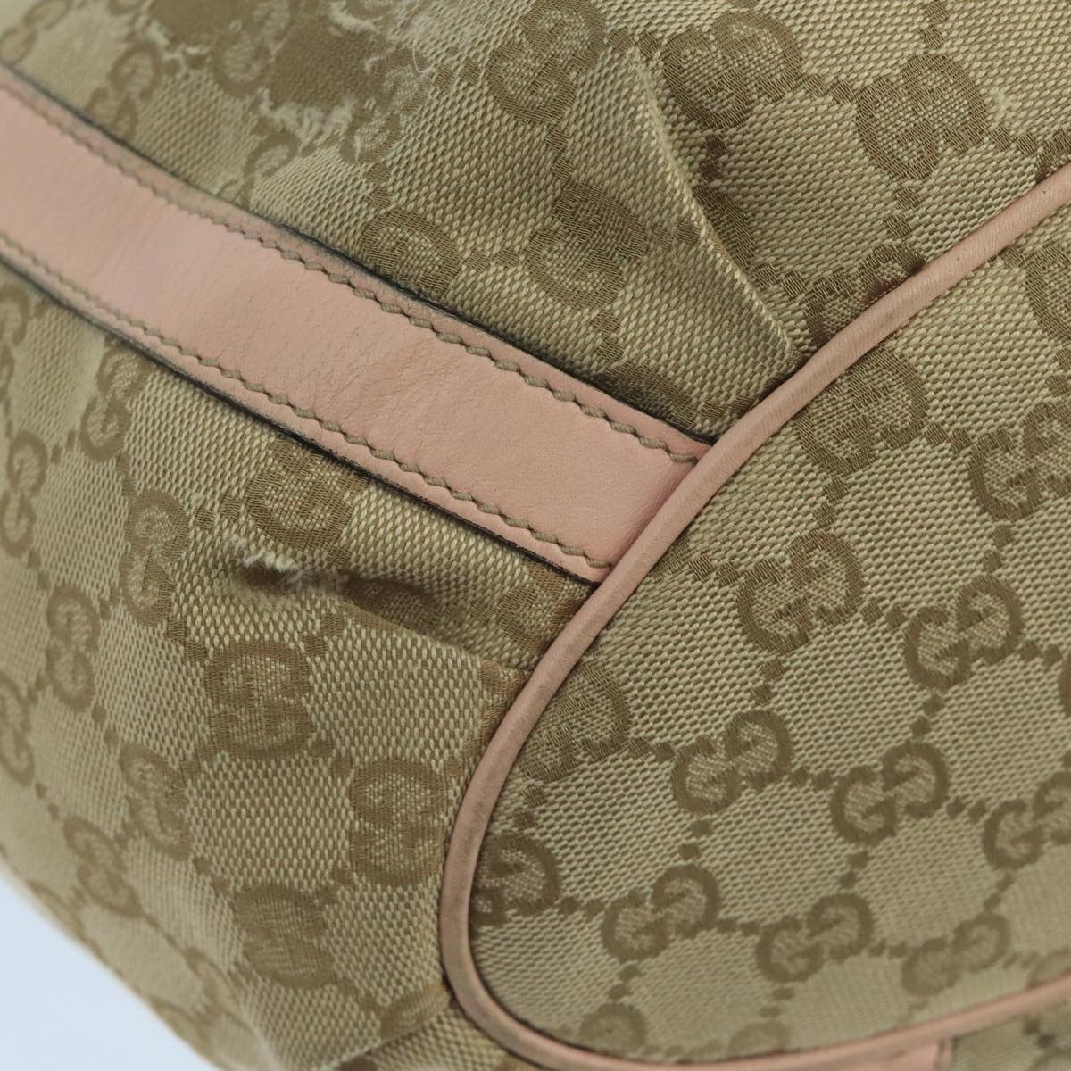 GUCCI GG Canvas Tote Bag Beige - 13