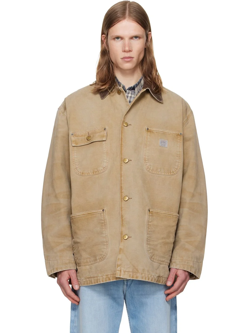 Tan Canvas Field Jacket - 1