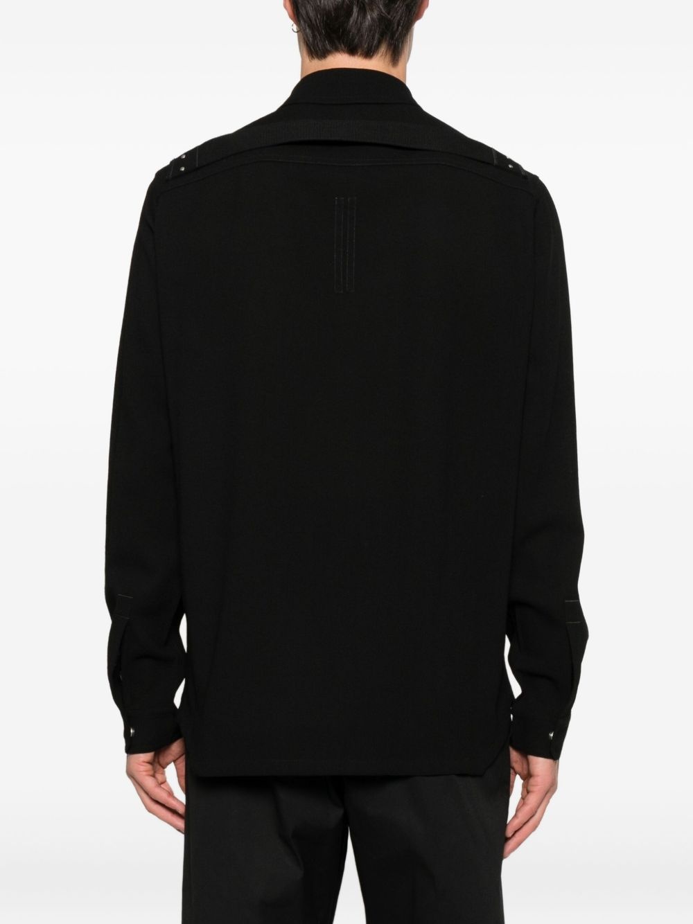 wool shirt jacket - 4