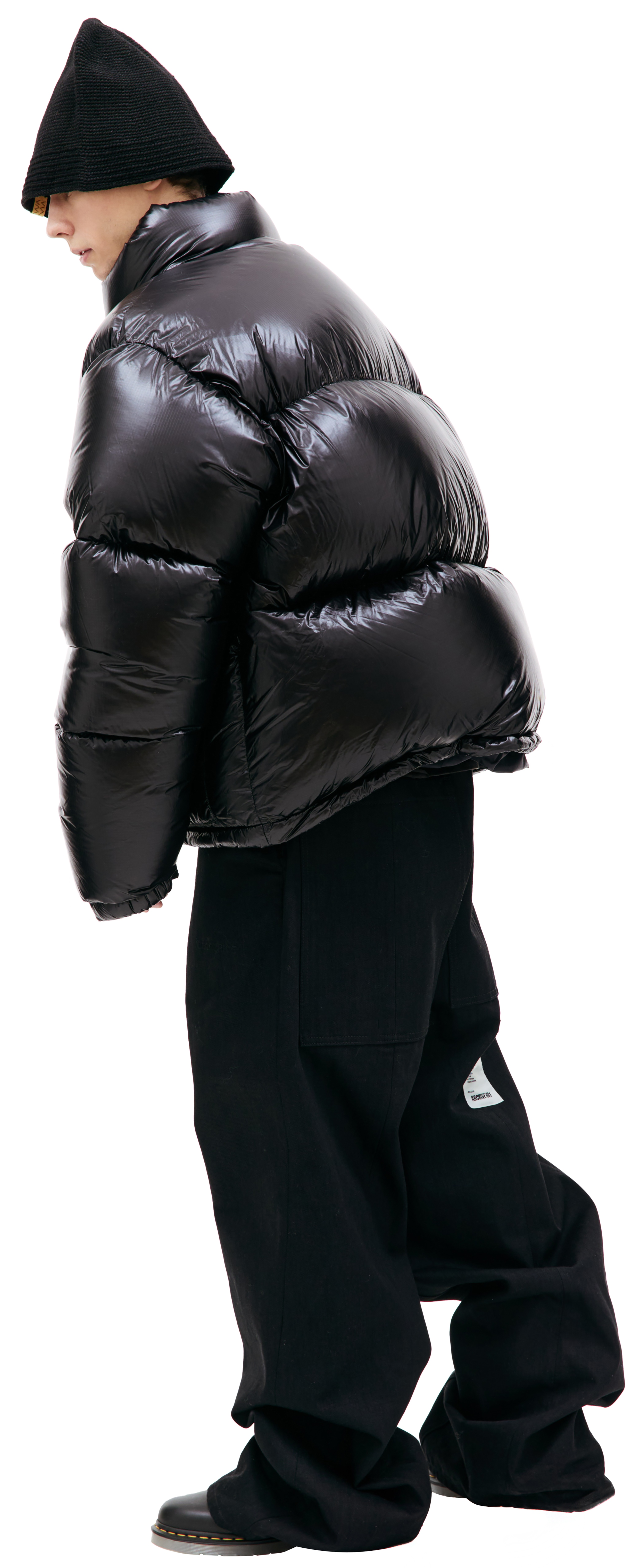 BLACK DOWN JACKET - 2