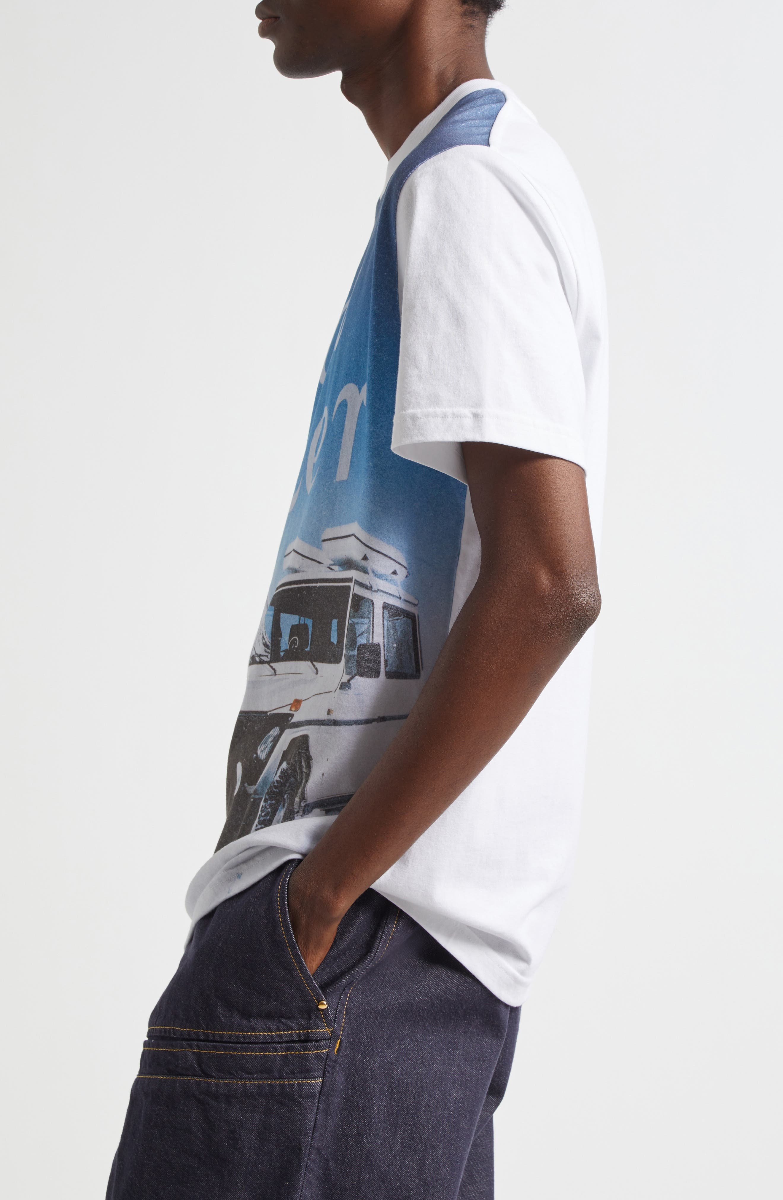 Moncler Genius x Mercedes-Benz by Nigo Graphic T-Shirt in 001 - 3