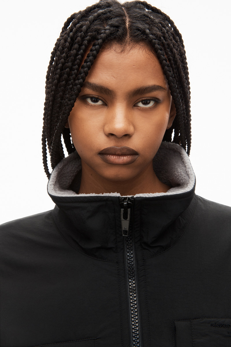 SCULPTED JACKET IN TEDDY FLEECE 4