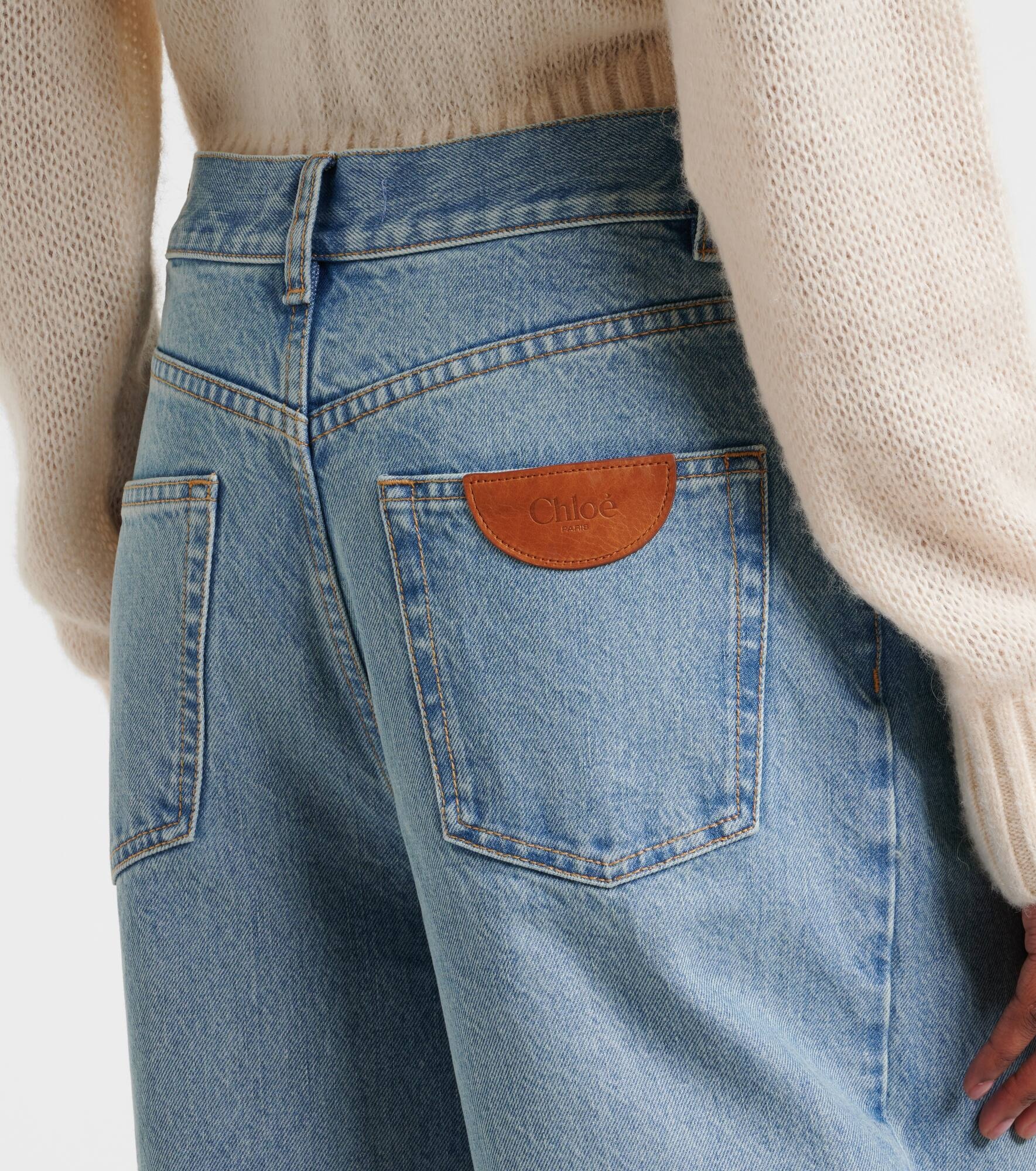 High-rise wide-leg jeans - 5