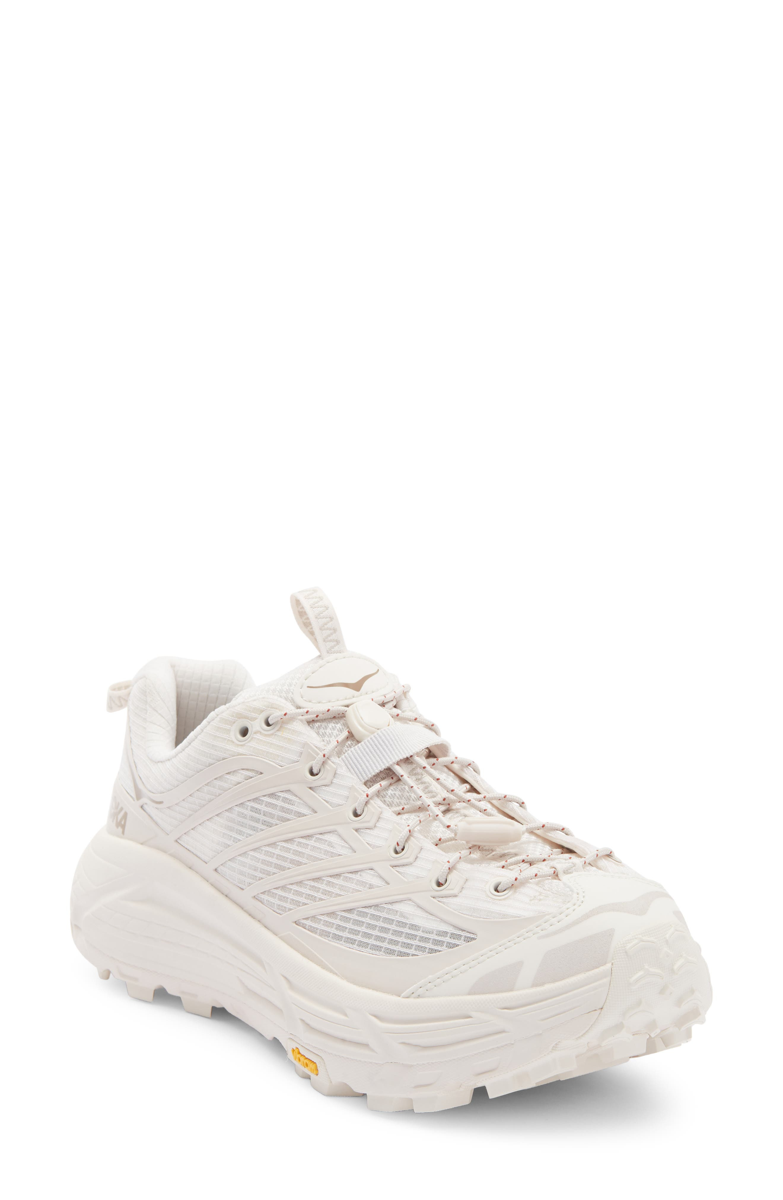 HOKA Gender Inclusive Mafate Three2 Grid Sneaker in Rose Cream /Stucco at Nordstrom - 1