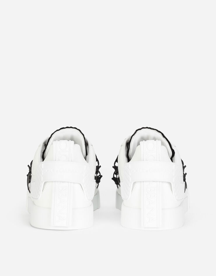 Portofino sneakers in calfskin and patent leather - 3