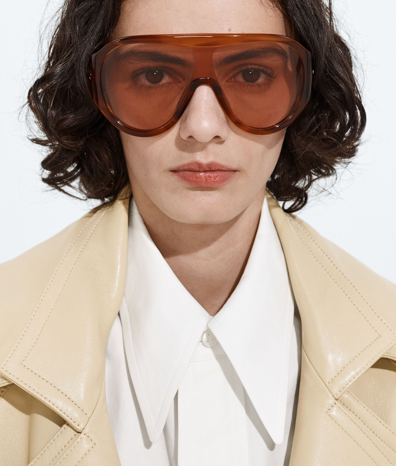 Bottega Veneta Scudo Shield Sunglasses outlook