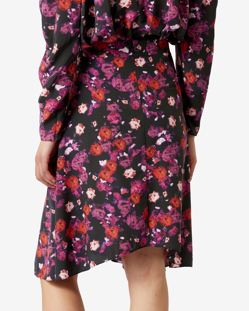 CHASENIA FLORAL MIDI SKIRT - 5
