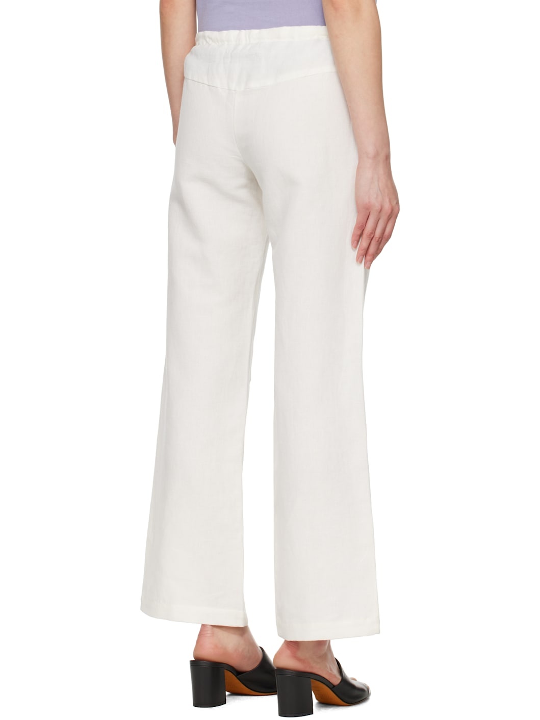 White Gima Lounge Pants - 3