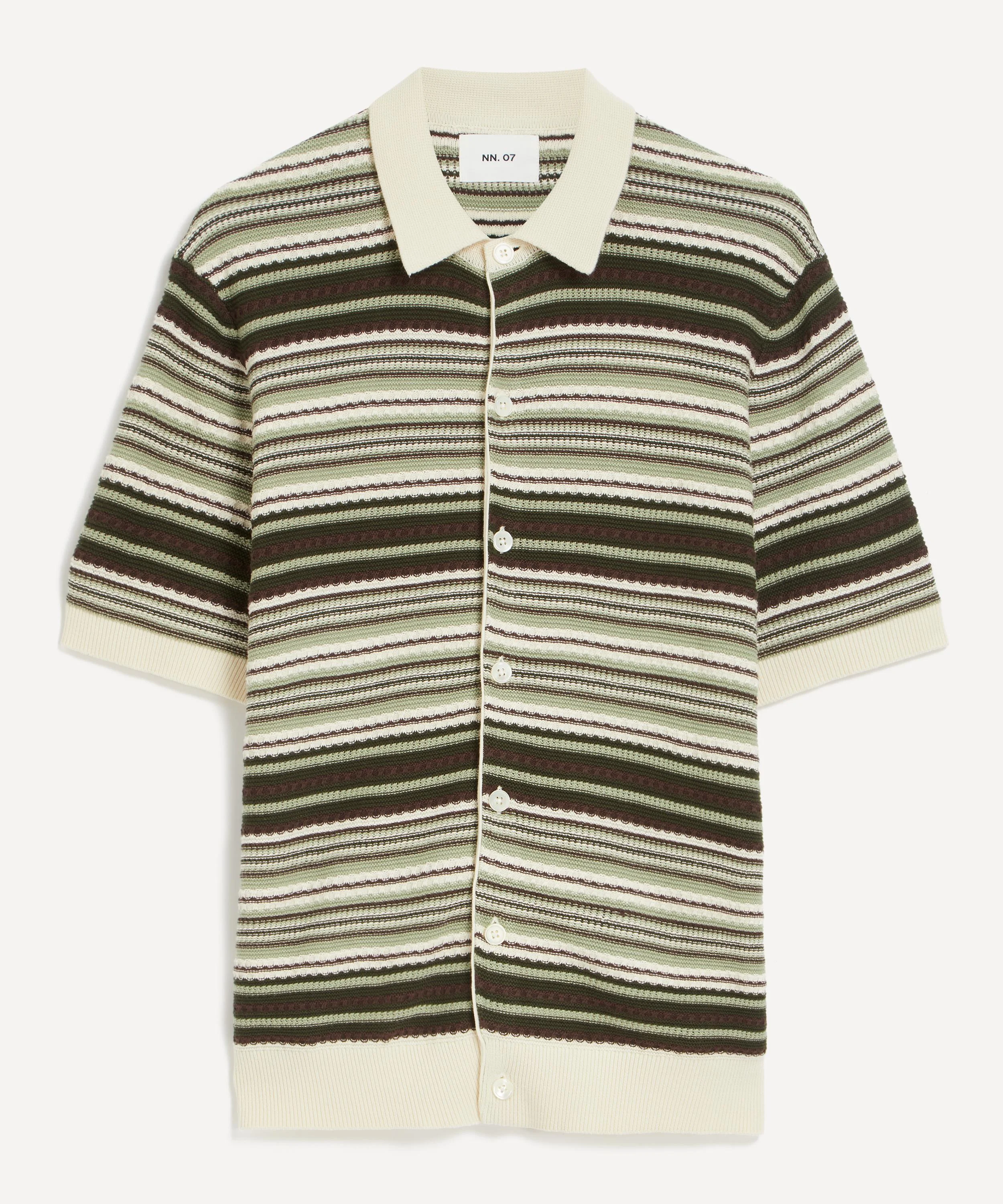 Nolan Textured Cardigan Polo - 1