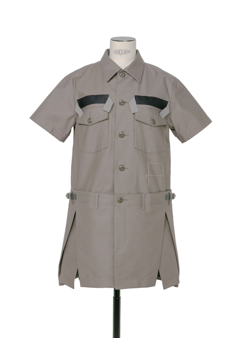 sacai WTAPS Cotton Back Satin Dress outlook