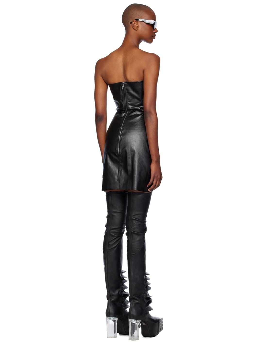 Black Porterville Prong Minidress - 3