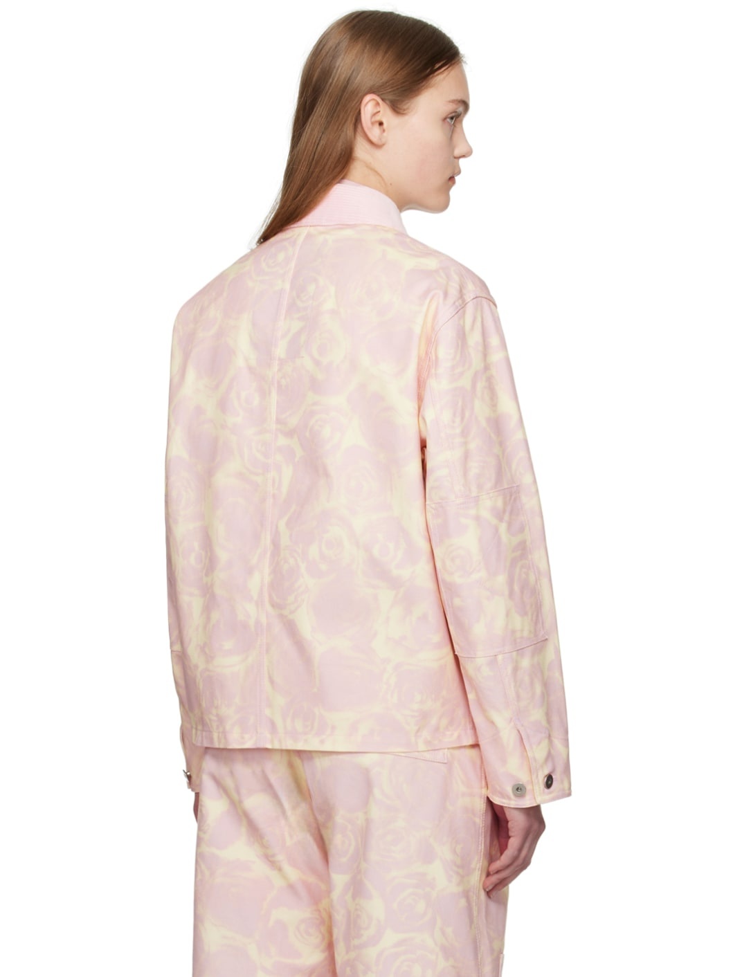 Pink Button Jacket - 3