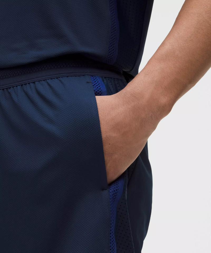 Mesh-Panelled Tennis Short 5" 5
