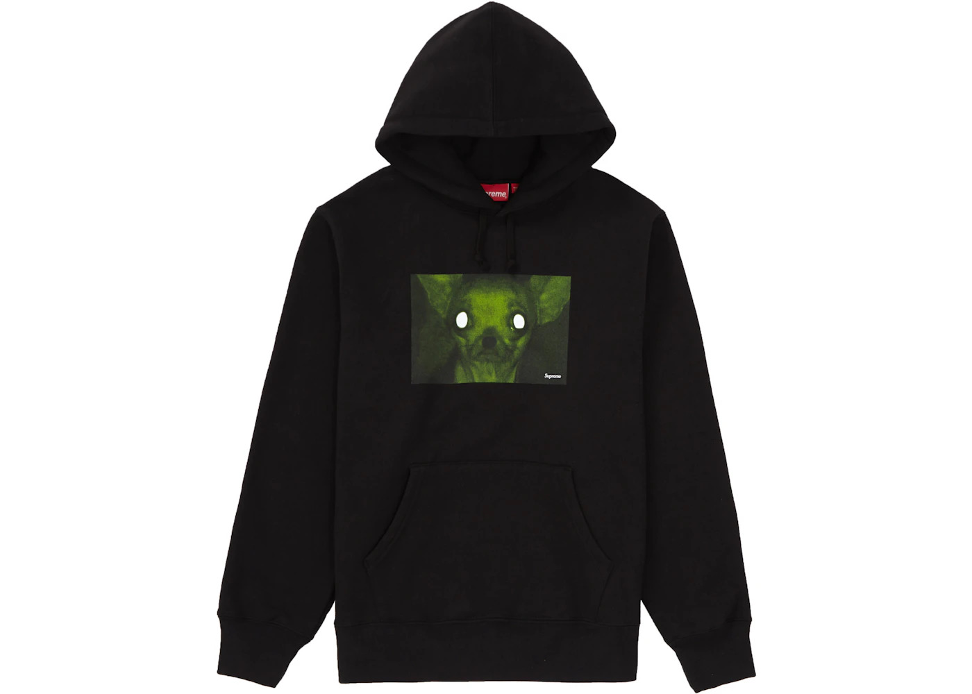 Supreme Chris Cunningham Chihuahua Hooded Sweatshirt Black - 1
