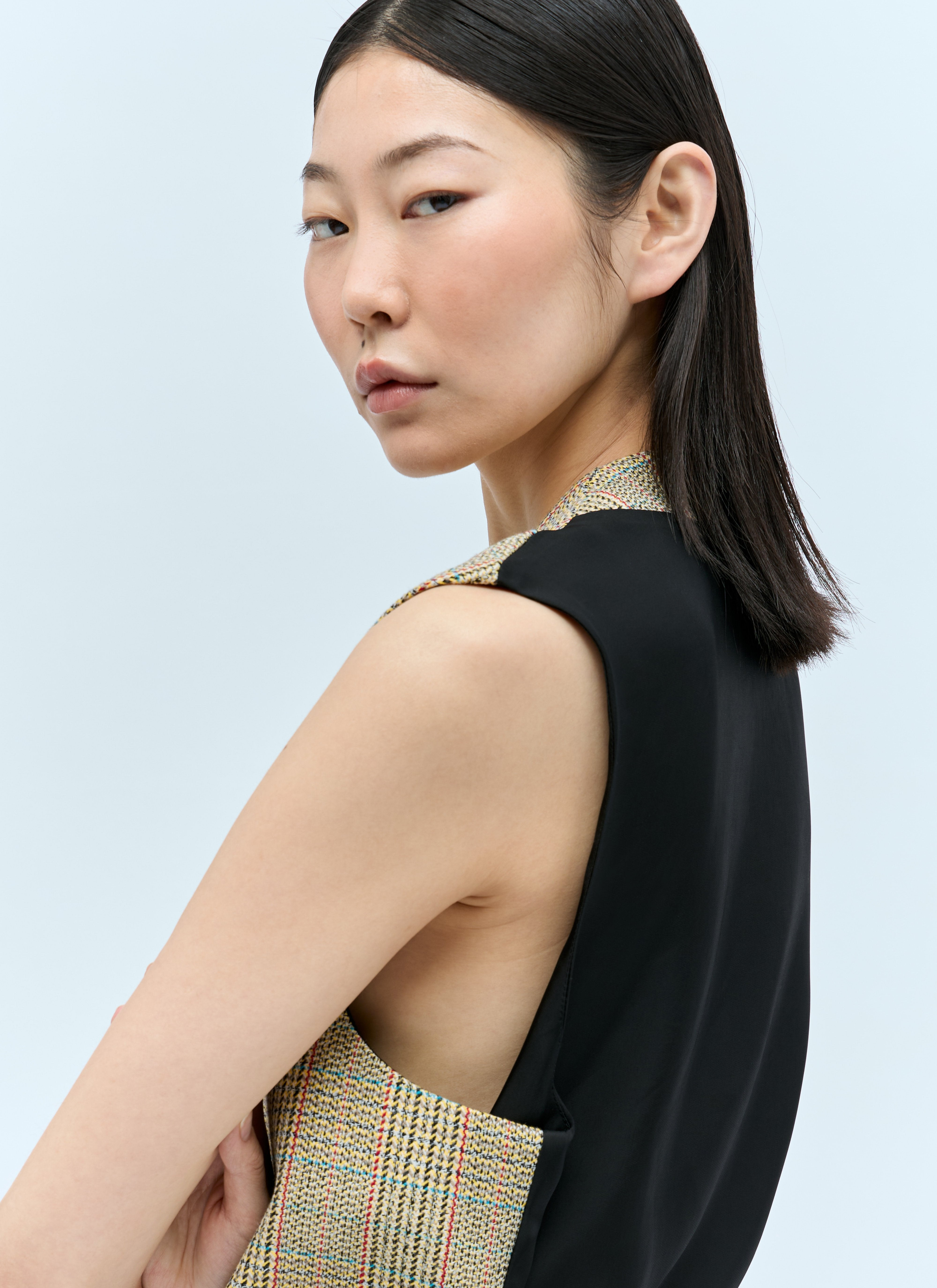 Bottega Veneta Women Prince Of Wales Waistcoat - 6