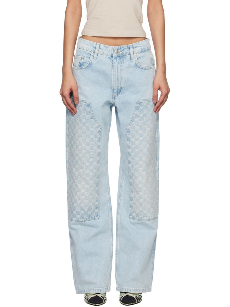 Blue Monogram Carpenter Jeans 1