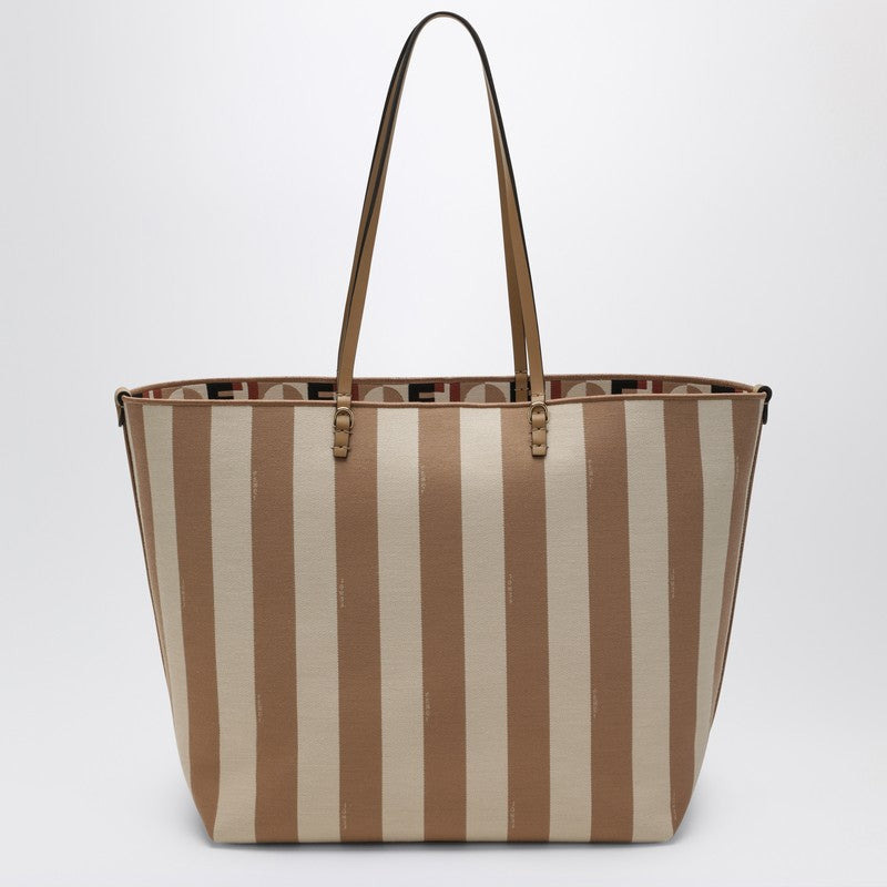 Fendi Beige Roll Large Reversible Shopper Bag Women - 2