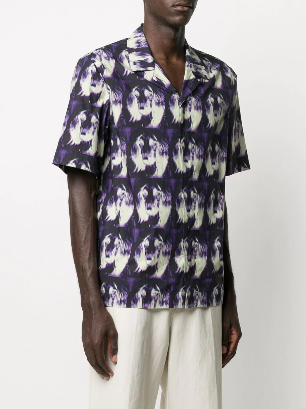 printed short-sleeved shirt - 3