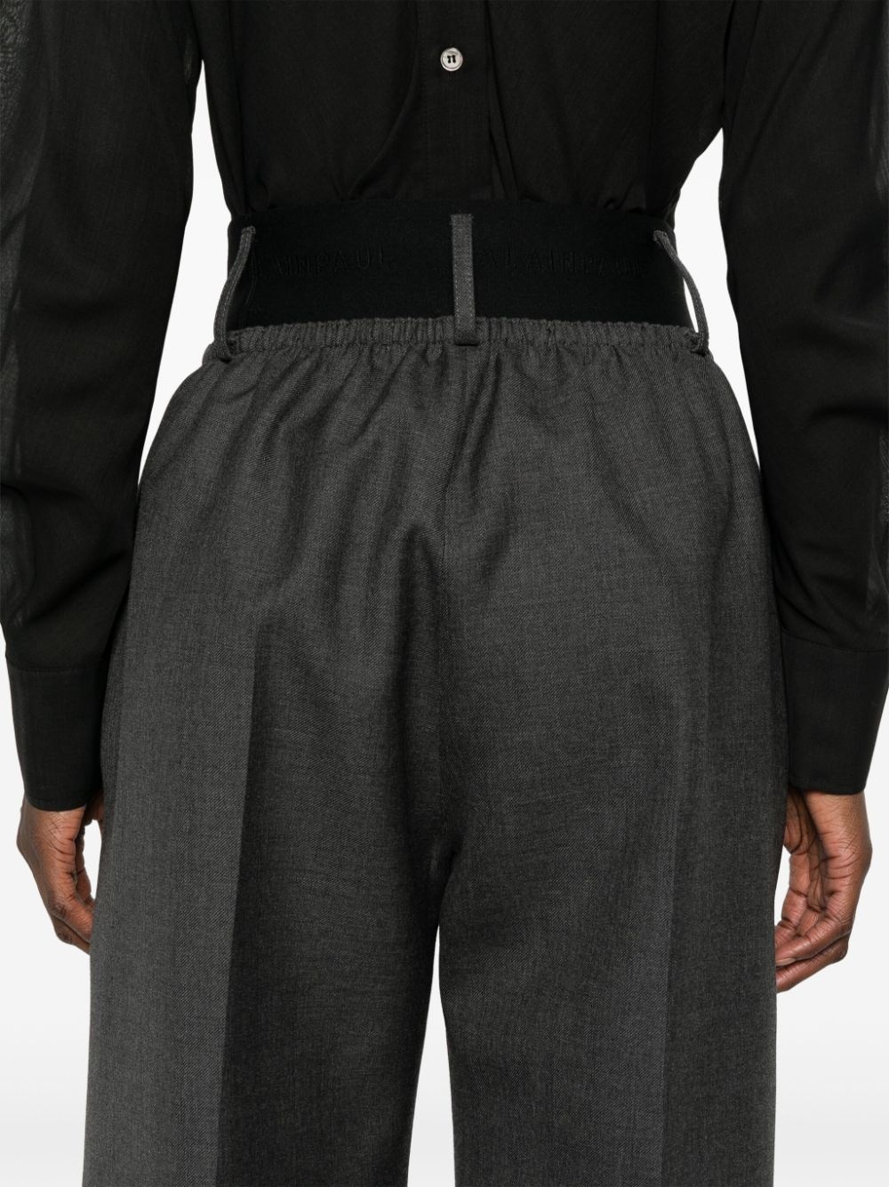 elasticated-waist trousers - 5