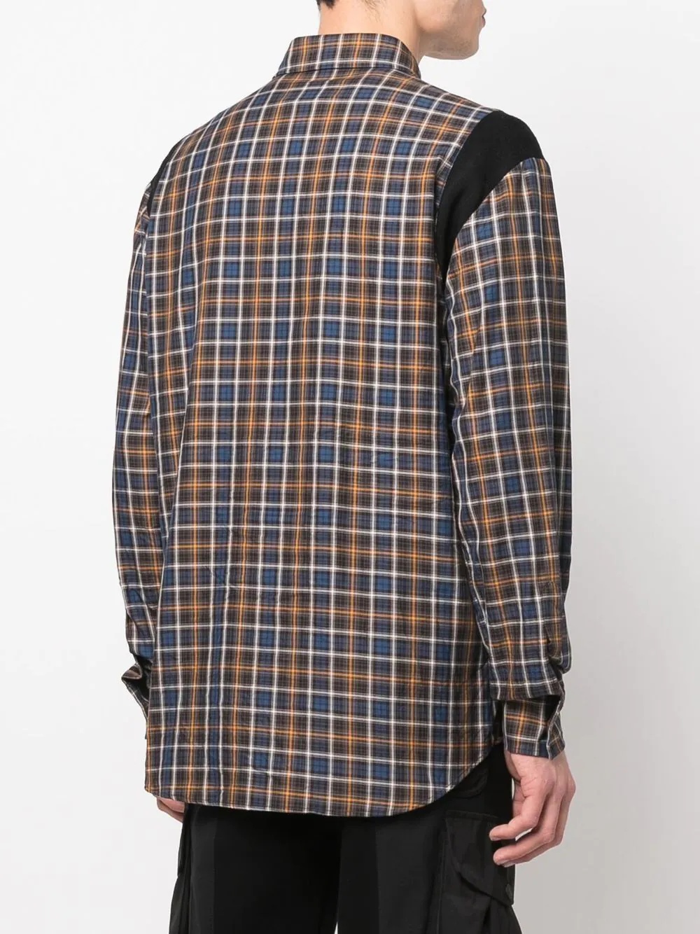 plaid-check print shirt - 4