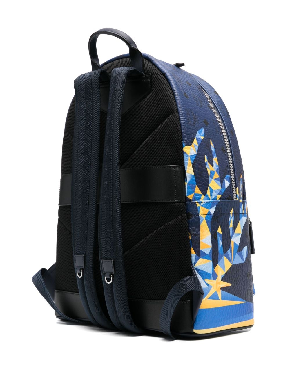 geometric-print backpack - 3