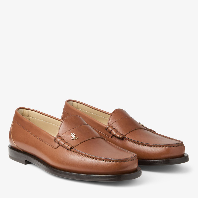 Ethan Loafer Tan Matt Brushed Leather Loafer 2