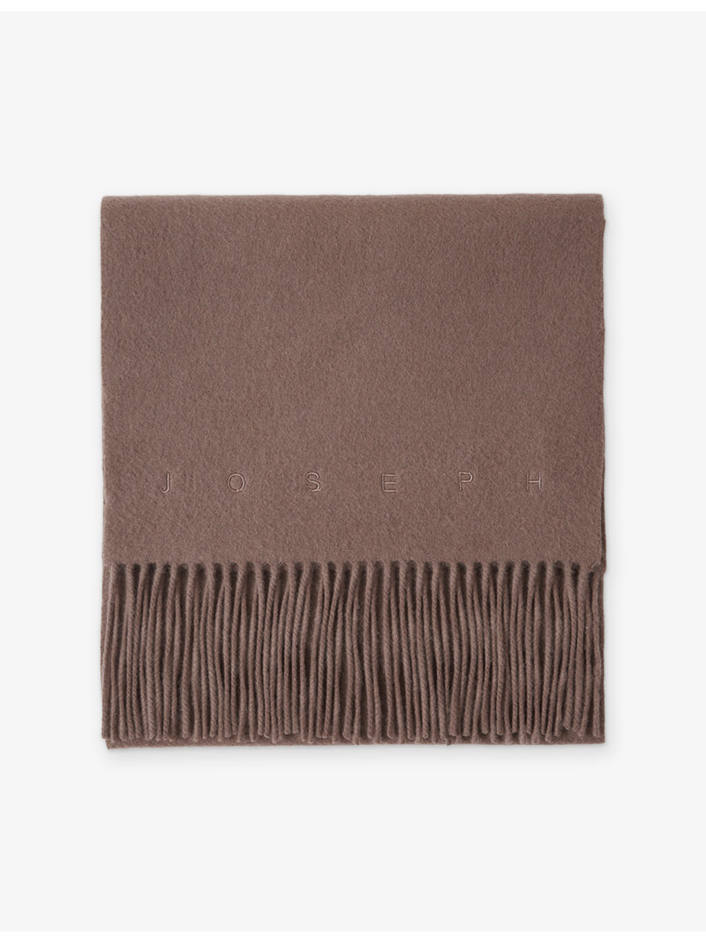 Cecile Brand-Embroidered Wool Scarf - 1