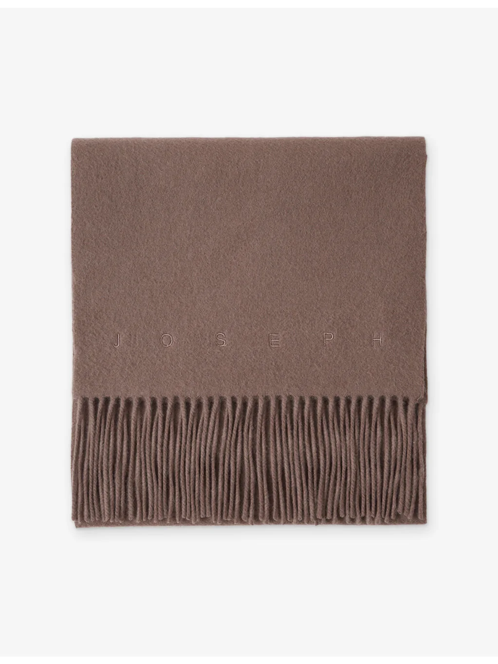 Cecile Brand-Embroidered Wool Scarf - 1