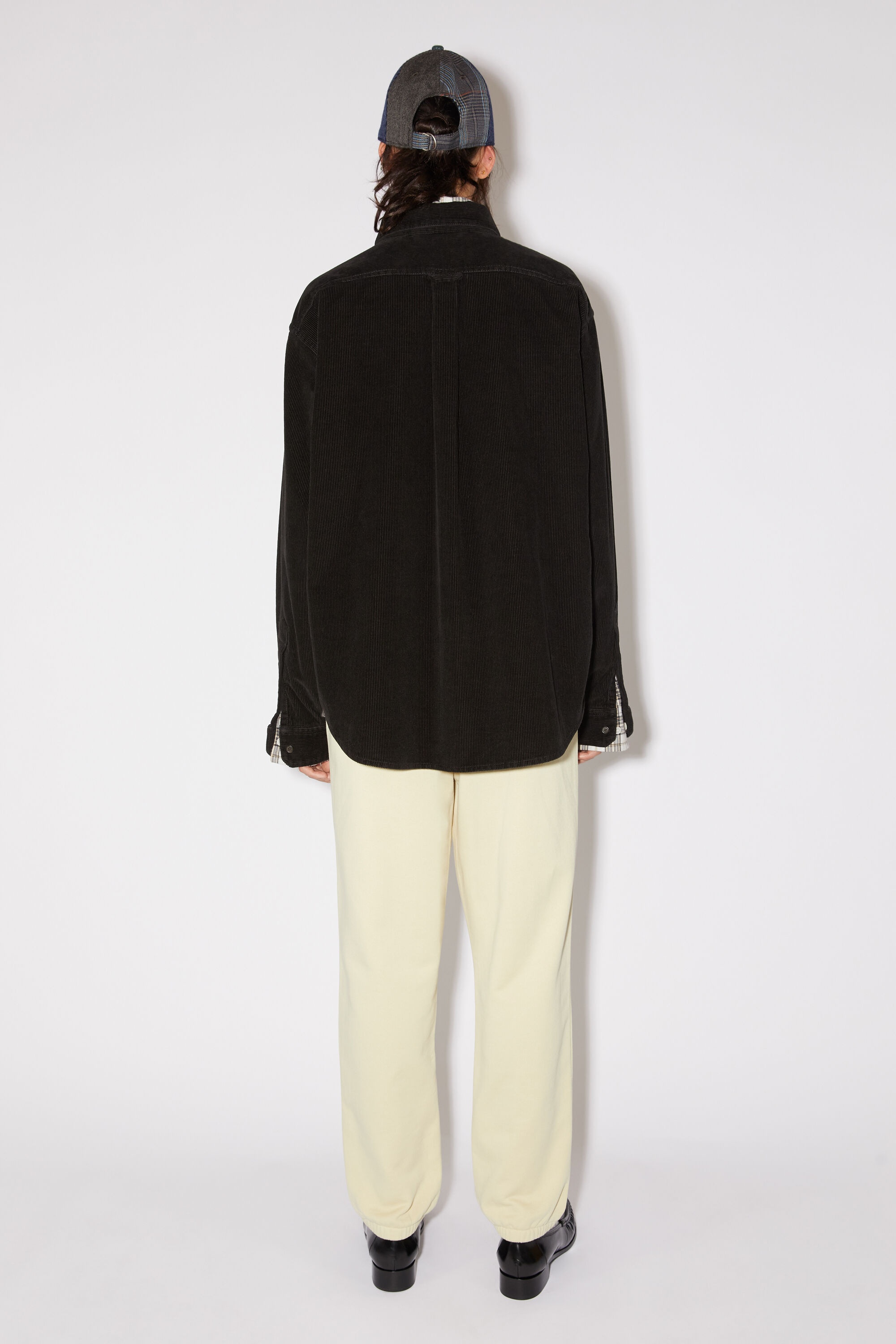 Corduroy overshirt - Black - 3