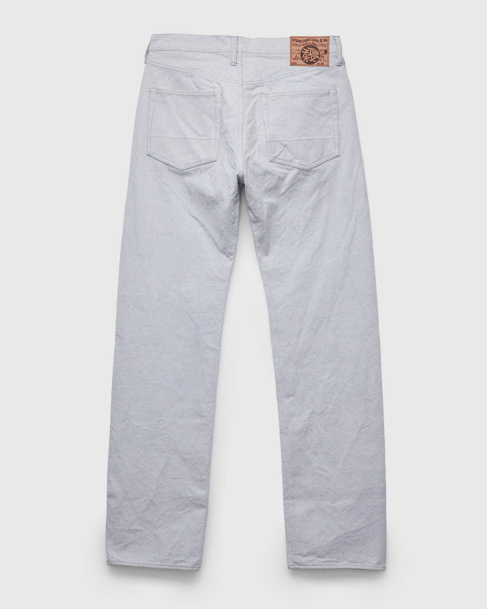 1896S "Upcycle" 13oz Indigo Canvas Pants - Regular Straight Fit - 2