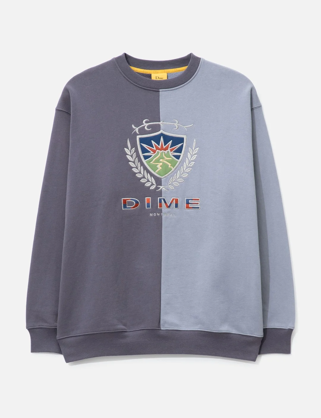SPLIT CREST CREWNECK - 1
